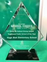 Hugh Bish is awarded 2018 School Choice Award