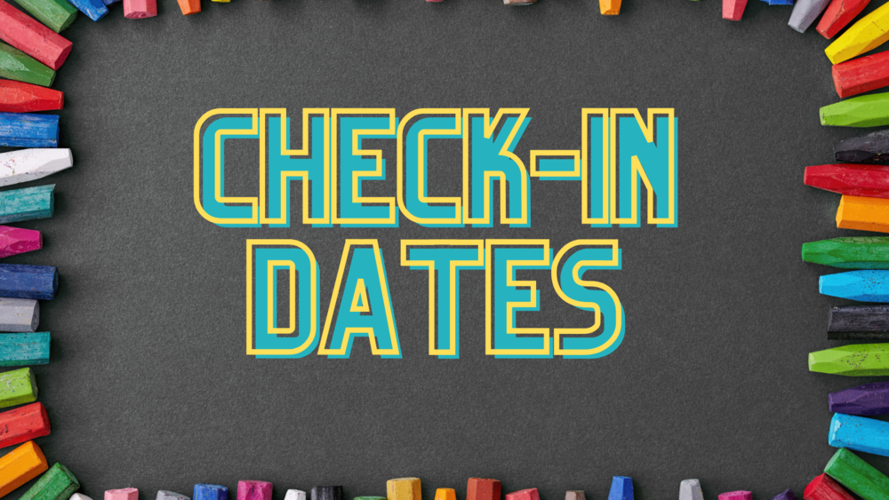 2021-2022 Check-In Dates
