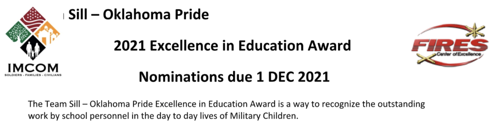 2021 Excellence in Education Award