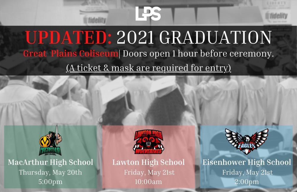 Class of 2021 Graduation UPDATE: New Venue