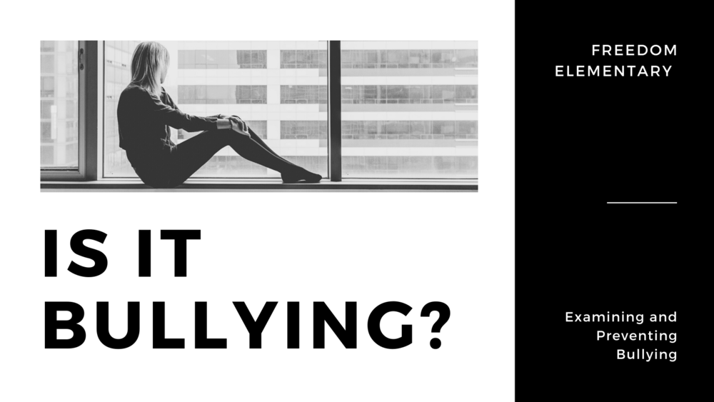 Is it Bullying?