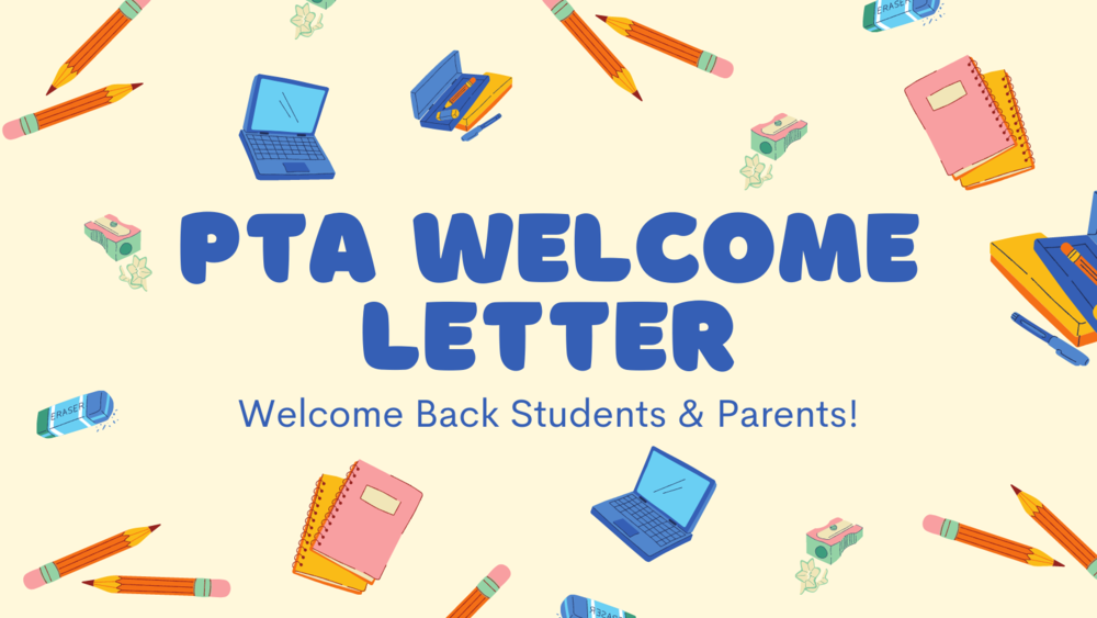 PTA Welcome Letter