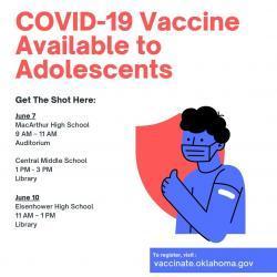 COVID-19 Vaccine Clinic Available to Adolescents