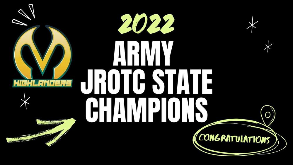 2022 Army JROTC State Champions