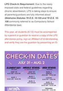 ATTENTION--IMPORTANT CHECK-IN INFO