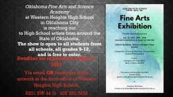 Fine Arts Exhibition Submissions Needed