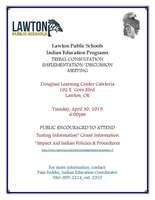 Tribal Consultation Meeting
