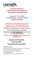 JOM Indian Education Program Distribution