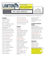 We Are Hiring: July 2019