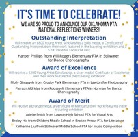 Oklahoma PTA National Reflections Winners