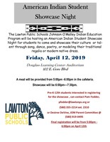 American Indian Student Showcase Night