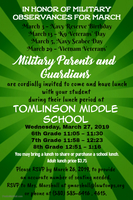 Military Parent Lunch Invitation