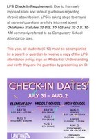 ATTENTION--IMPORTANT CHECK-IN INFO