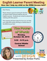 EL Parent Meeting