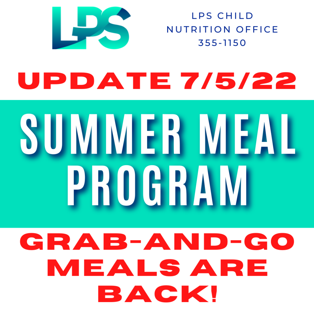 Summer Meal Program Update