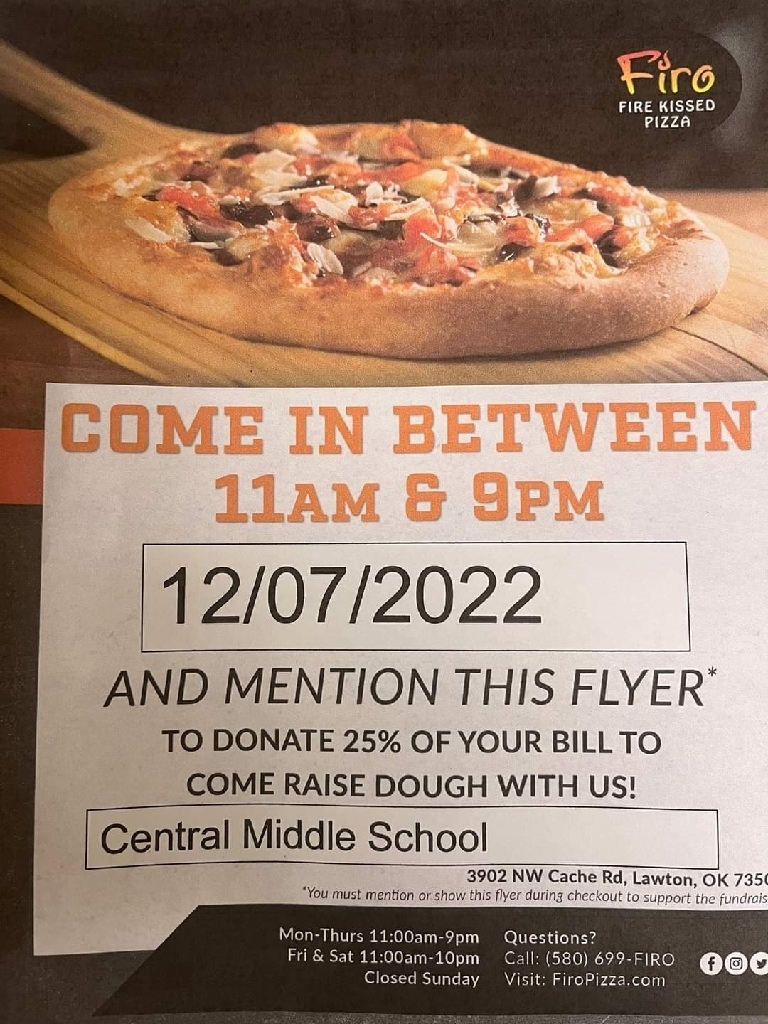 Firo Pizza flyer