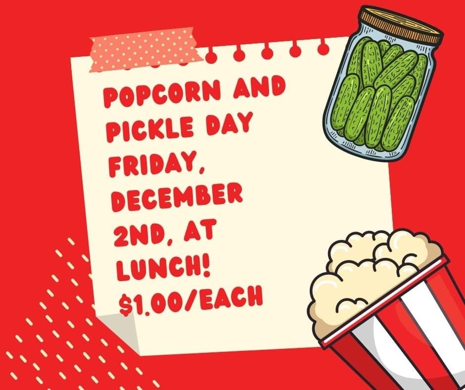 popcorn and pickle day
