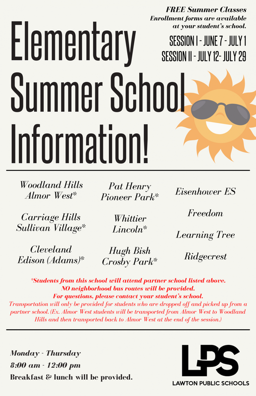 Summer School Info Eisenhower High School